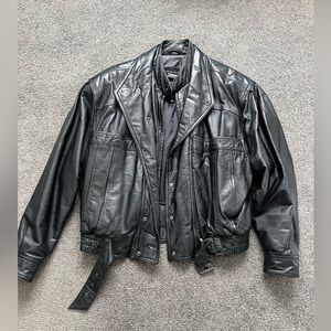 Byrnes and Baker Mens Vintage Biker Jacket